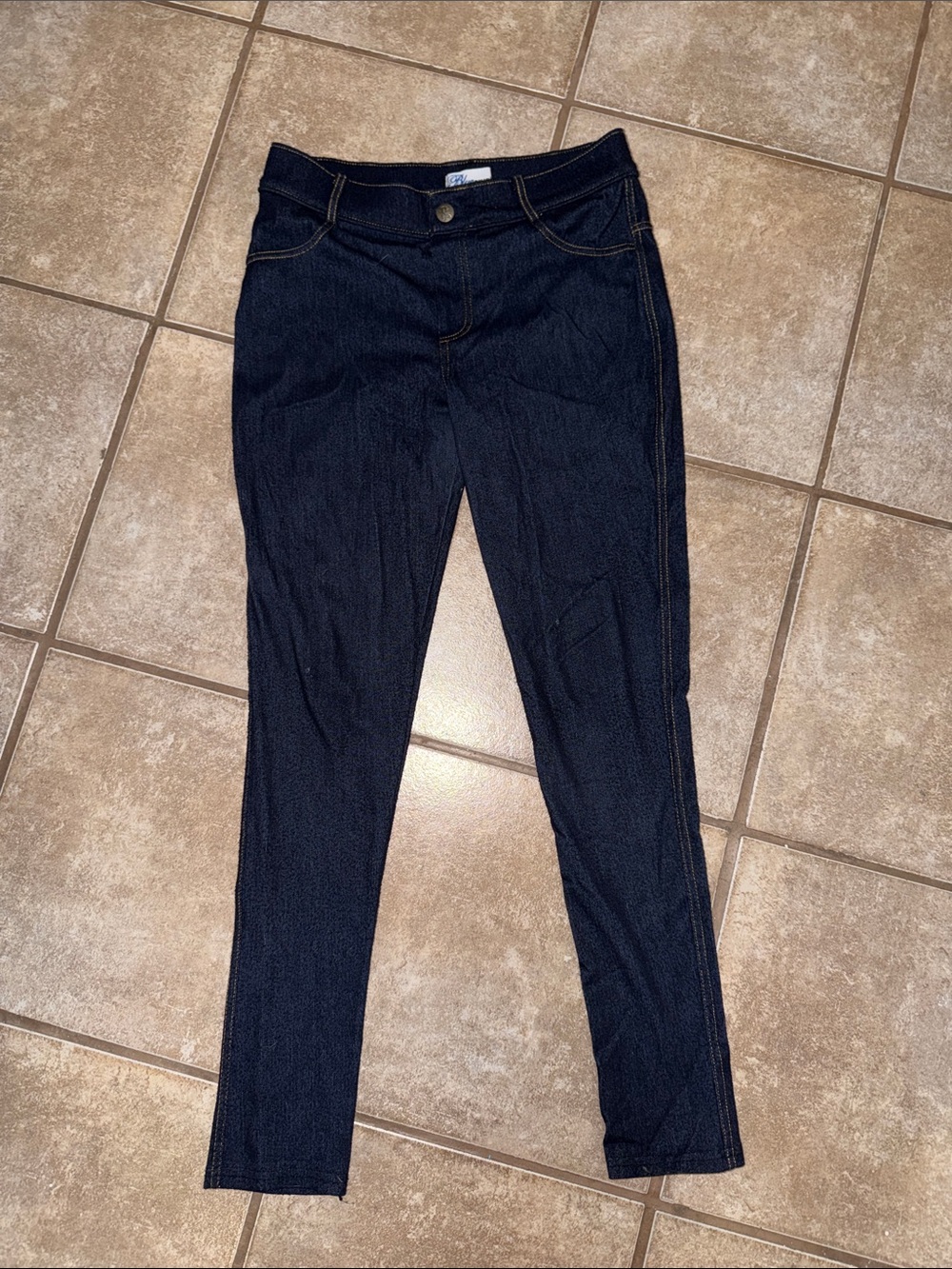 Dark Blue Women's Skinny Jeans  leggings Classic Stretch Denim